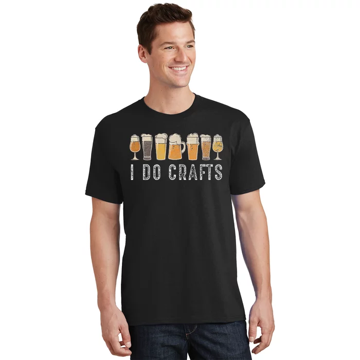 Craft Beer Vintage I Do Crafts Home Brew Art T-Shirt