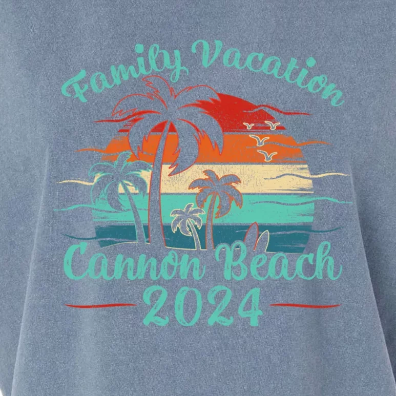 Cannon Beach Vacation 2024 Family Matching Group Gift Garment-Dyed Women's Muscle Tee