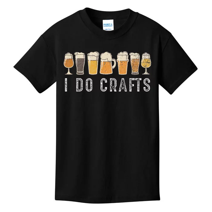 Craft Beer Vintage for Home Brew and Art Lovers Kids T-Shirt