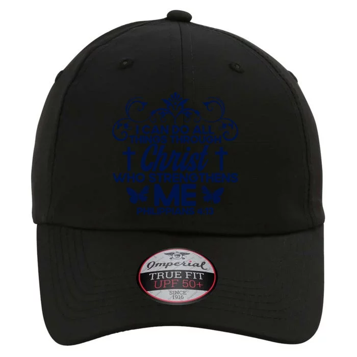 Christian Bible Verse Philippians 4:13 Flower Butterfly Gift The Original Performance Cap