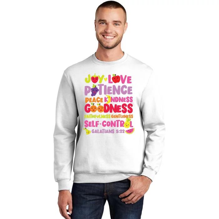 Christian Bible Verse Fruit Of The Spirit Galatians Sweatshirt