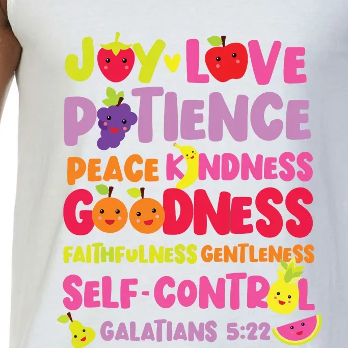 Christian Bible Verse Fruit Of The Spirit Galatians Comfort Colors® Tank Top