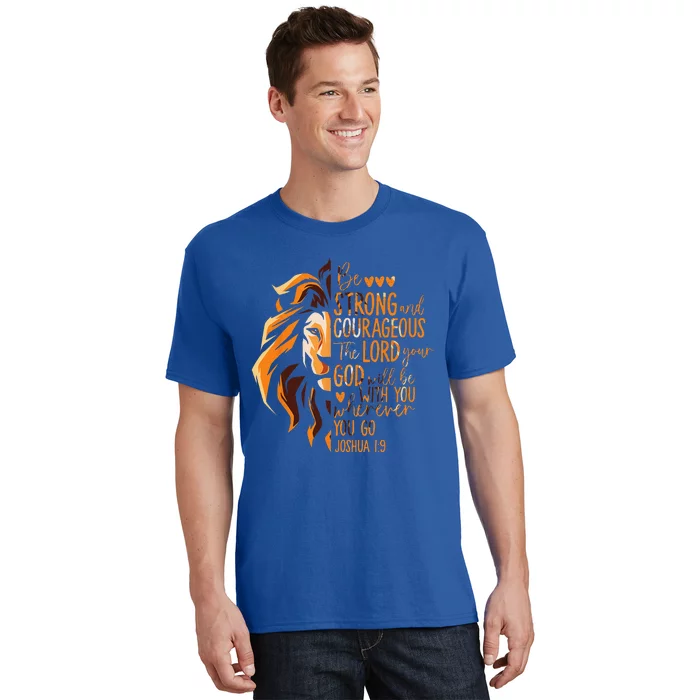 Christian Bible Verse Joshua 19 Lion T-Shirt