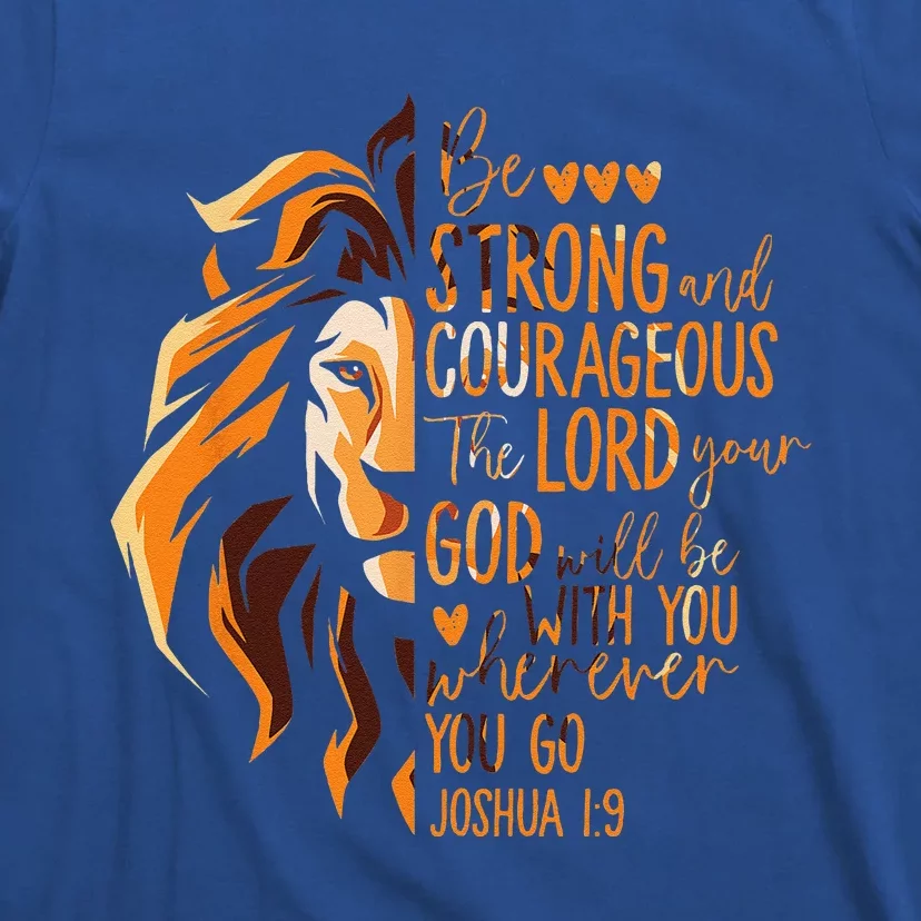 Christian Bible Verse Joshua 19 Lion T-Shirt