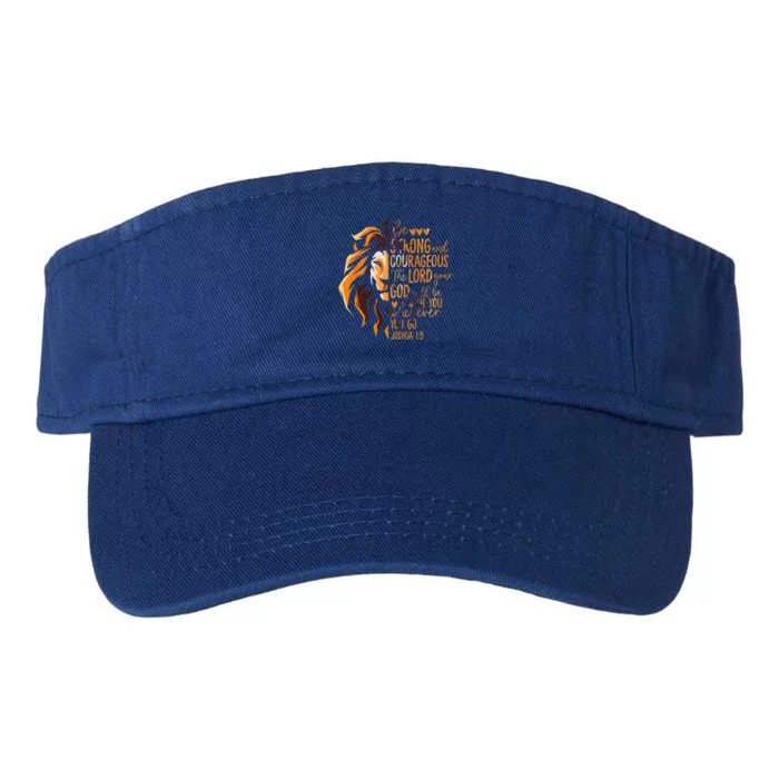 Christian Bible Verse Joshua 19 Lion Valucap Bio-Washed Visor