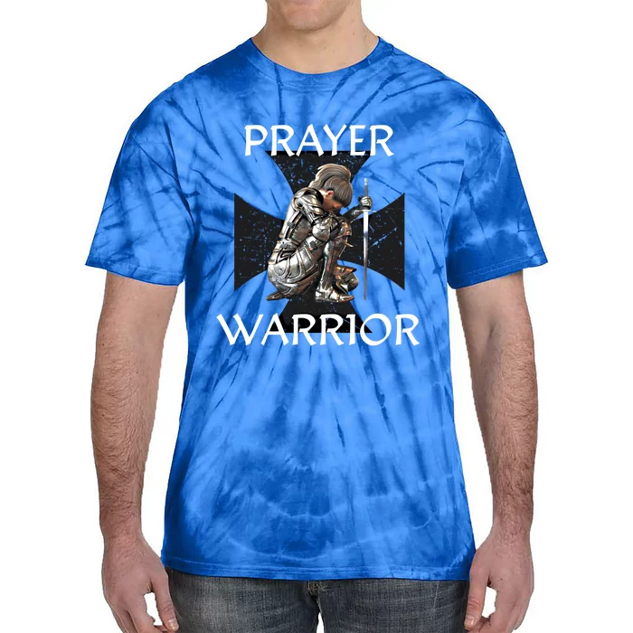 Christian Bible Verse Religious Funny Gift Prayer Warrior Cool Gift Tie-Dye T-Shirt