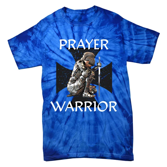 Christian Bible Verse Religious Funny Gift Prayer Warrior Cool Gift Tie-Dye T-Shirt