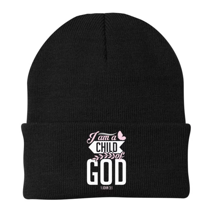 Christian Bible Verse I Am A Child Of God 1 John 31 Knit Cap Winter Beanie