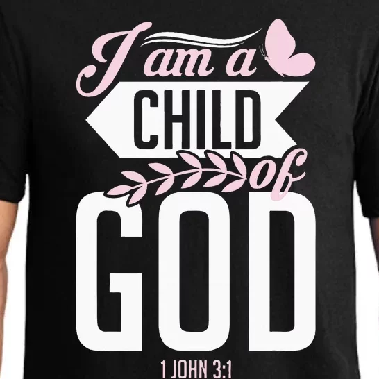 Christian Bible Verse I Am A Child Of God 1 John 31 Pajama Set