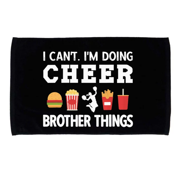 Cheer Bro Vintage Retro Brother Cheerleader Squad Microfiber Hand Towel