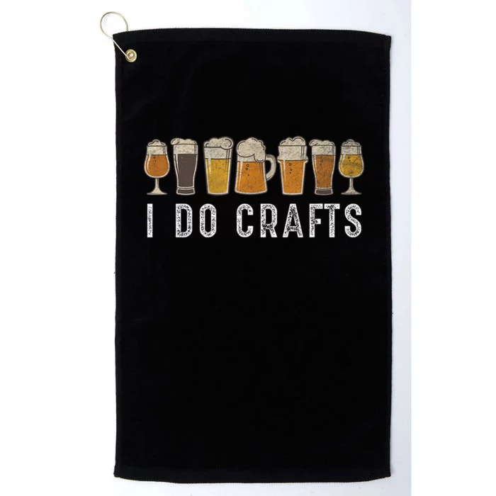 Craft Beer Vintage I Do Crafts Home Brew Platinum Collection Golf Towel