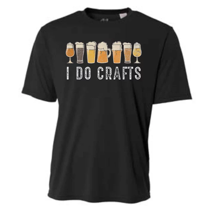 Craft Beer Vintage I Do Crafts Home Brew Cooling Performance Crew T-Shirt