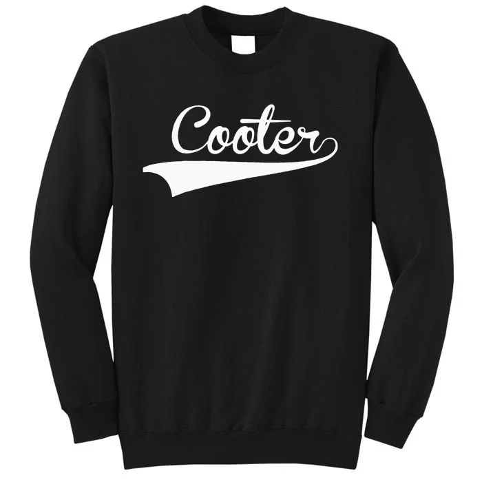 COOTER Baseball Vintage Retro Font Tall Sweatshirt