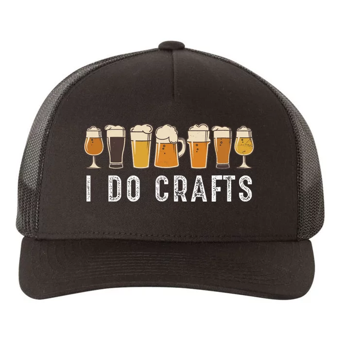 Craft Beer Vintage I Do Crafts Home Brew Art Yupoong Adult 5-Panel Trucker Hat