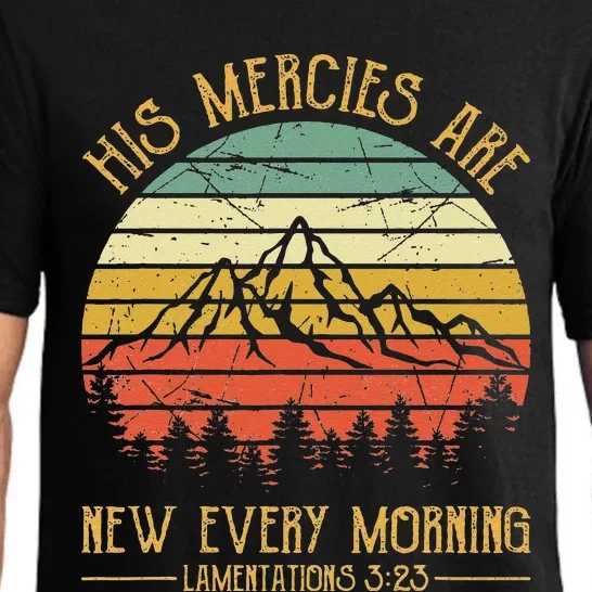 Christian Bible Verse His Mercies Are New Every Morning Pajama Set