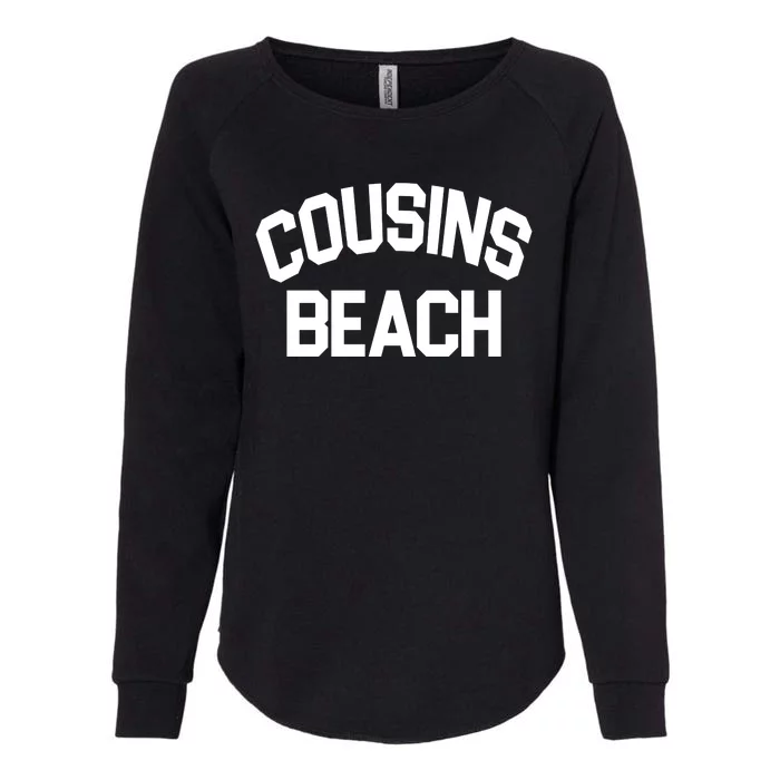 Cousins Beach Vacation Crew Womens California Wash Sweatshirt