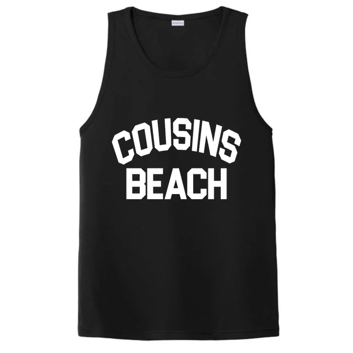 Cousins Beach Vacation Crew Performance Tank