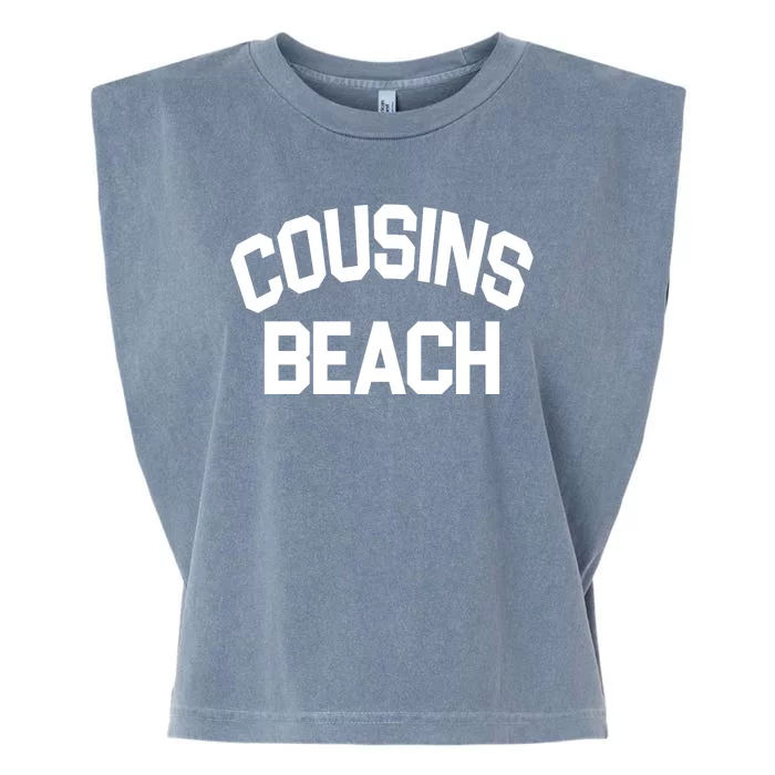 Cousins Beach Vacation Crew Garment-Dyed Women's Muscle Tee