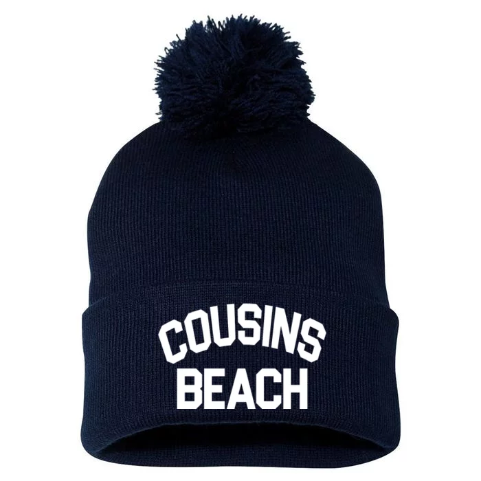 Cousins Beach Vacation Crew Pom Pom 12in Knit Beanie