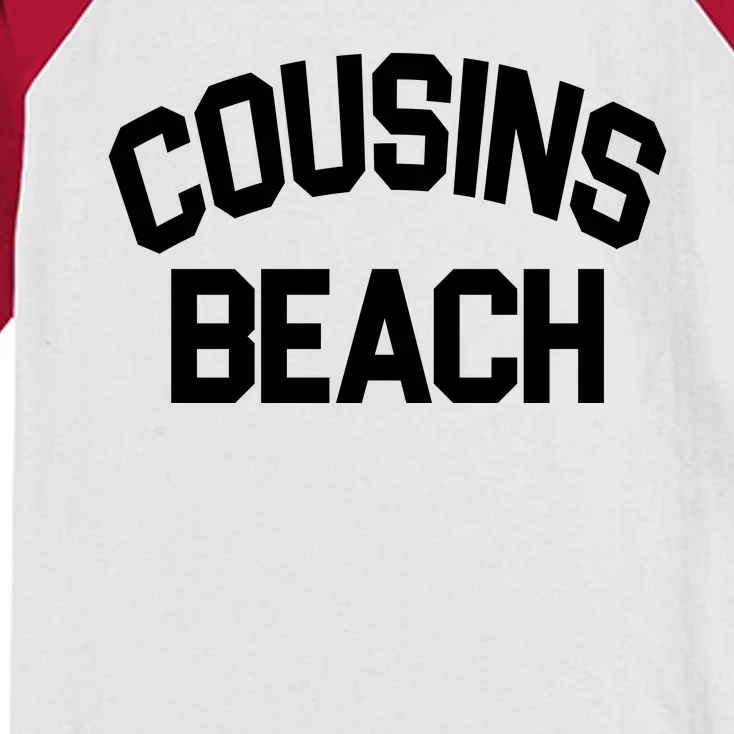 Cousins Beach Vacation Crew Kids Colorblock Raglan Jersey