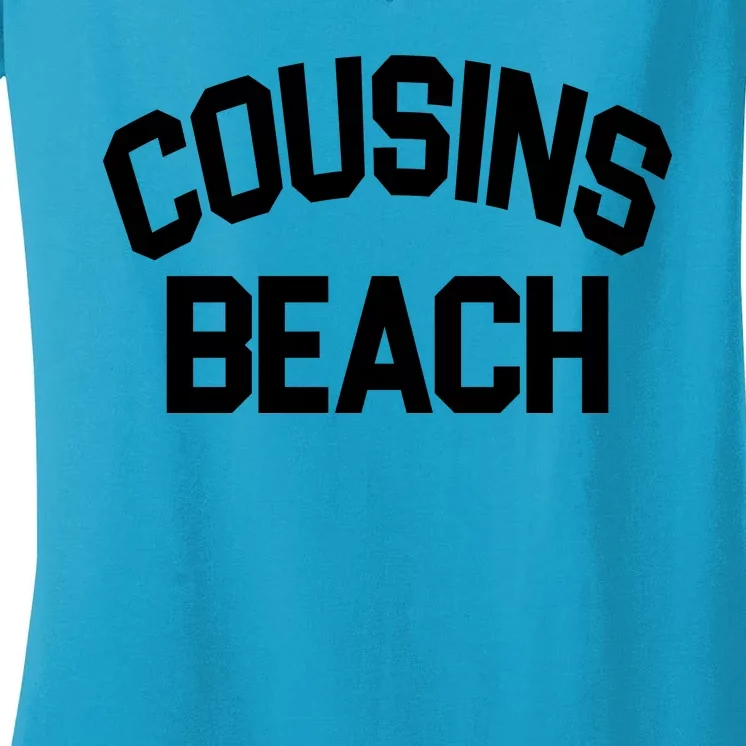 Cousins Beach Vacation Crew Women's V-Neck T-Shirt