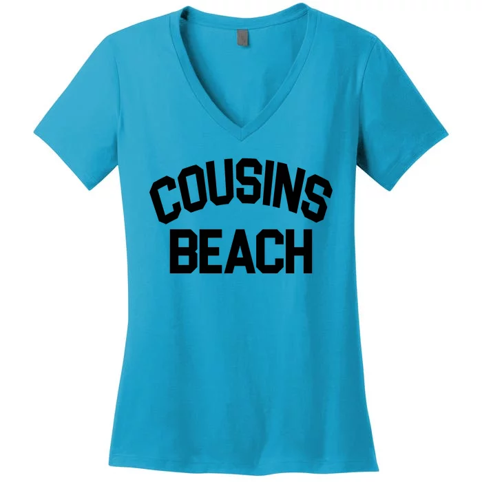 Cousins Beach Vacation Crew Women's V-Neck T-Shirt