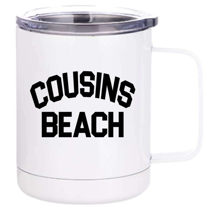 Cousins Beach Vacation Crew Front & Back 12oz Stainless Steel Tumbler Cup