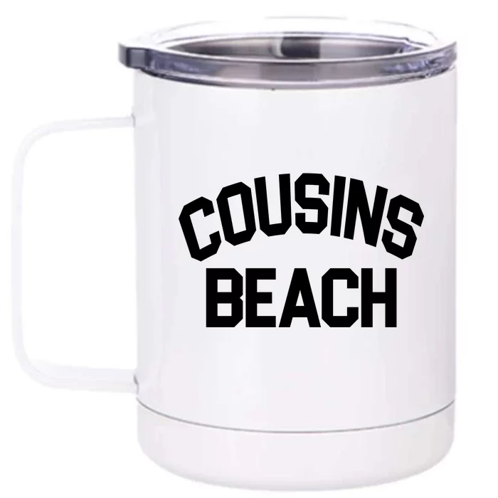 Cousins Beach Vacation Crew Front & Back 12oz Stainless Steel Tumbler Cup