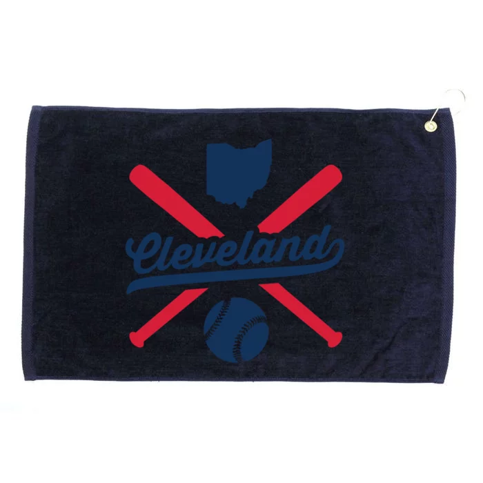 Cleveland Baseball Vintage Ohio Pride Love City Gift Grommeted Golf Towel