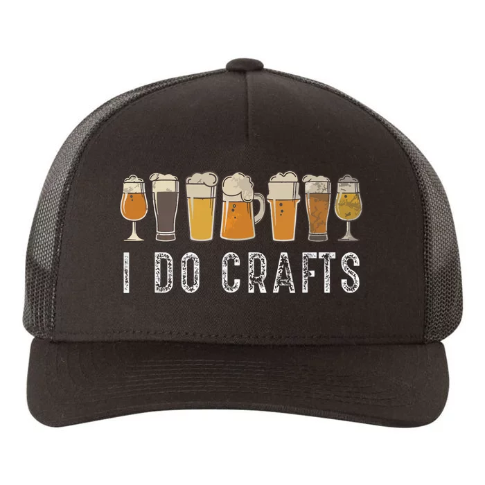 Craft Beer Vintage I Do Crafts Home Brew Art Yupoong Adult 5-Panel Trucker Hat