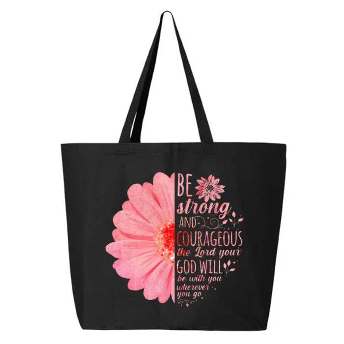 Christian Bible Verse Joshua 19 Flower 25L Jumbo Tote