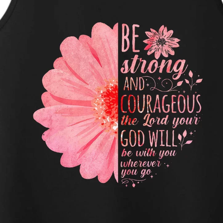 Christian Bible Verse Joshua 19 Flower Performance Tank