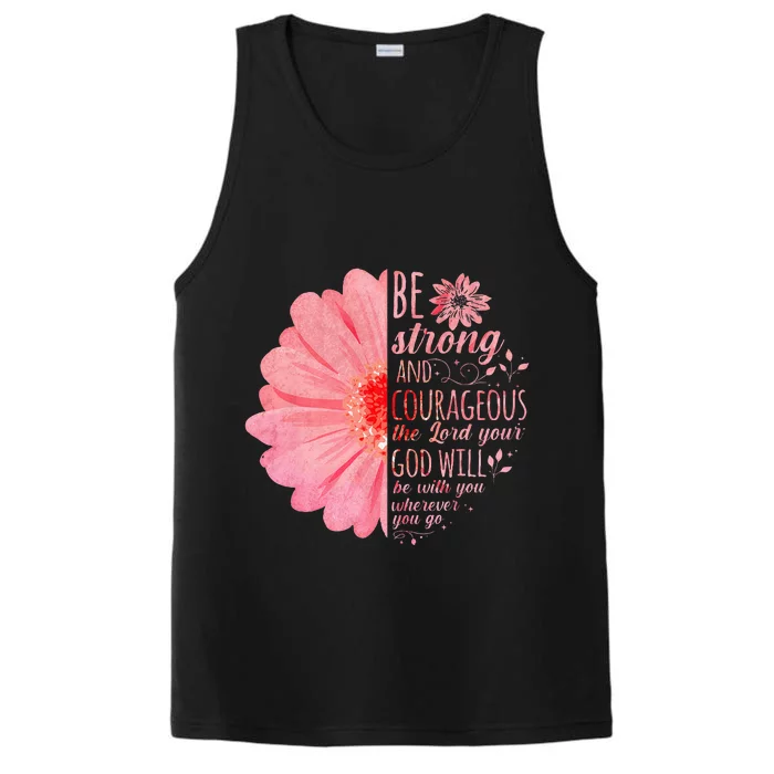 Christian Bible Verse Joshua 19 Flower Performance Tank