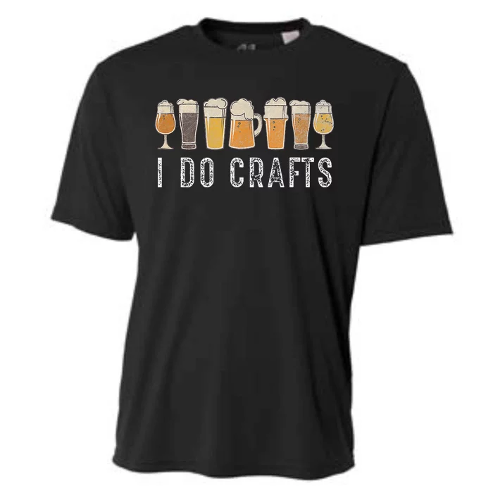 Craft Beer Vintage I Do Crafts Home Brew Art Cooling Performance Crew T-Shirt