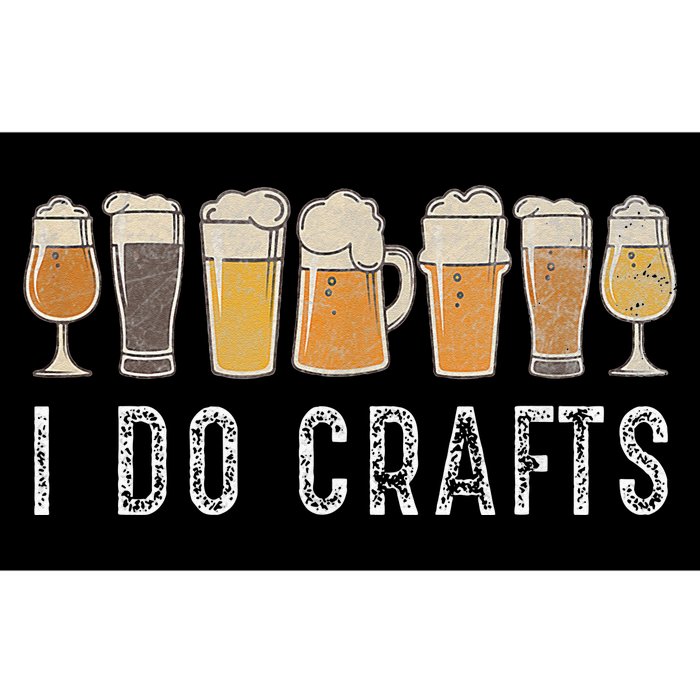 Craft Beer Vintage I Do Crafts Home Brew Art Bumper Sticker