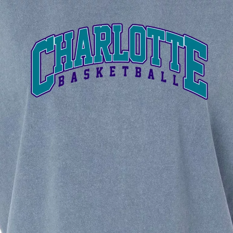 Charlotte Basketball Varsity Garment-Dyed Women's Muscle Tee