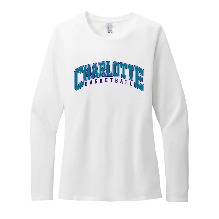 Charlotte Basketball Varsity Womens CVC Long Sleeve Shirt