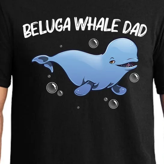 Cool Beluga Whale For Dad Father Orca Whales Save The Ocean Gift Pajama Set