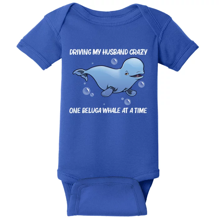 Cool Beluga Whale Mom Orca Whales Save The Ocean Gift Baby Bodysuit