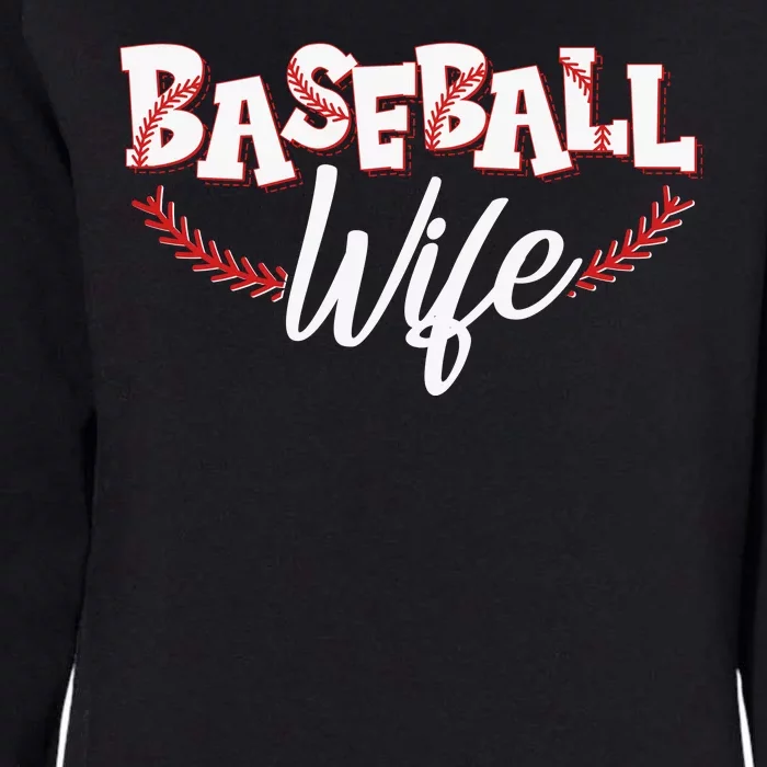 Cute Baseball Wife Womens California Wash Sweatshirt