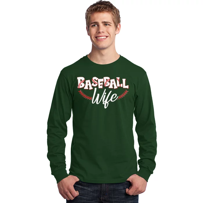 Cute Baseball Wife Long Sleeve Shirt