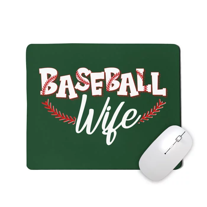 Cute Baseball Wife Mousepad