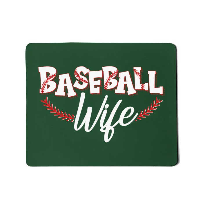 Cute Baseball Wife Mousepad