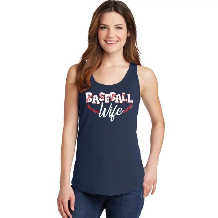 Cute Baseball Wife Ladies Essential Tank