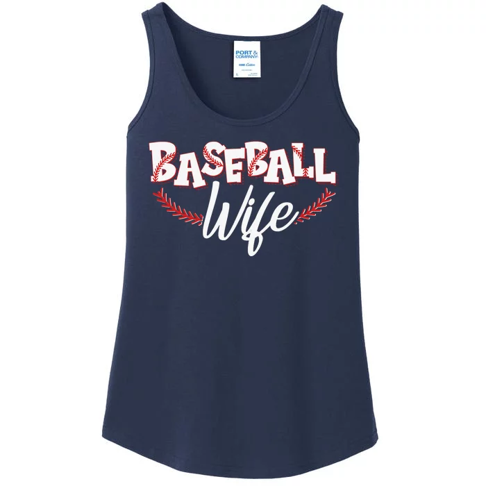 Cute Baseball Wife Ladies Essential Tank