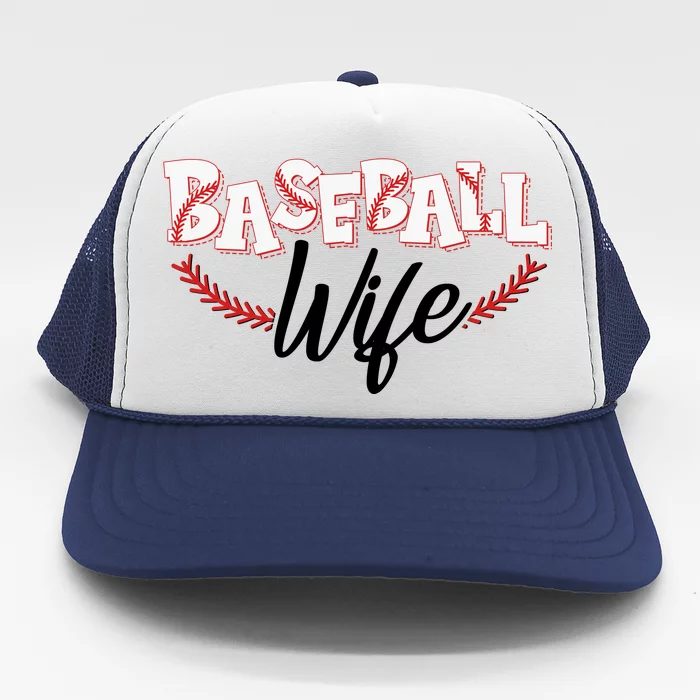 Cute Baseball Wife Trucker Hat