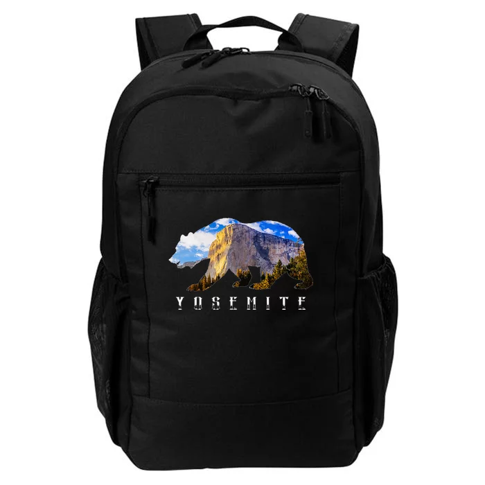 California Bear With Yosemite National Park Image Souvenir Daily Commute Backpack