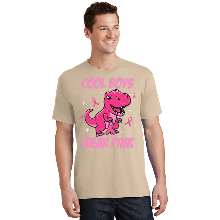 Cool Boy Wear Pin.K Trex Breast Cancer Awareness T-Shirt