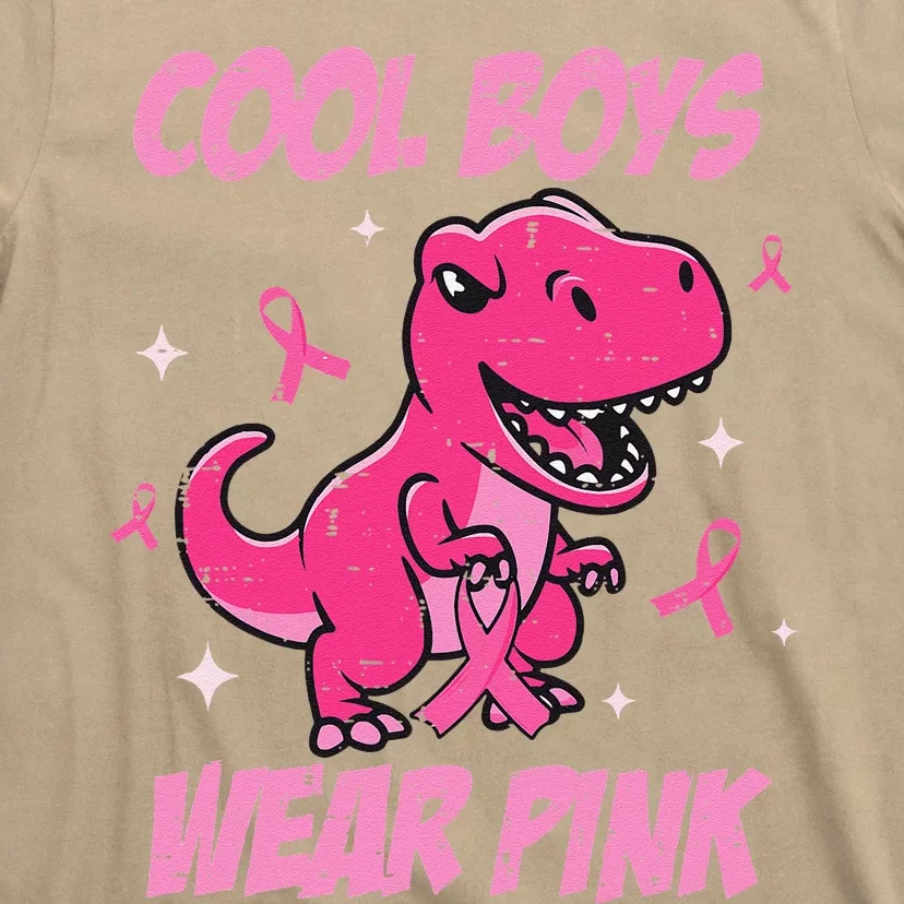 Cool Boy Wear Pin.K Trex Breast Cancer Awareness T-Shirt