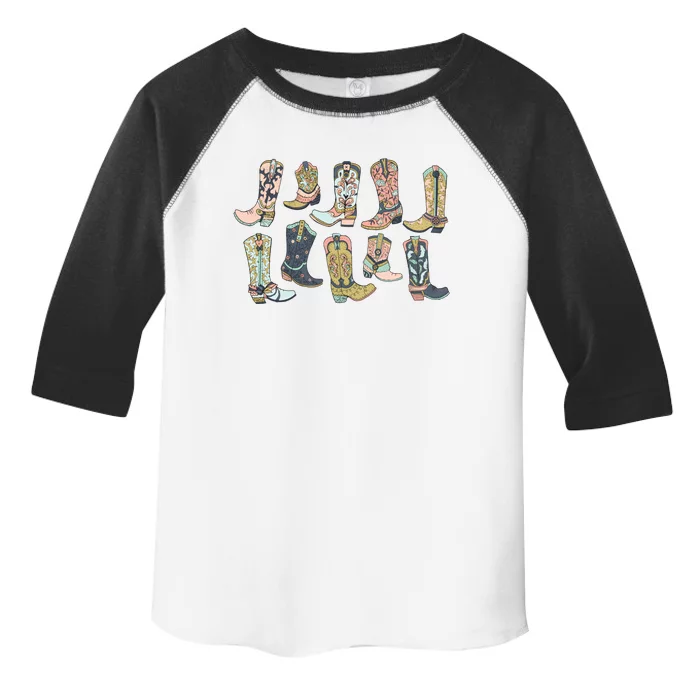 Cowgirl Boots Western Toddler Fine Jersey T-Shirt